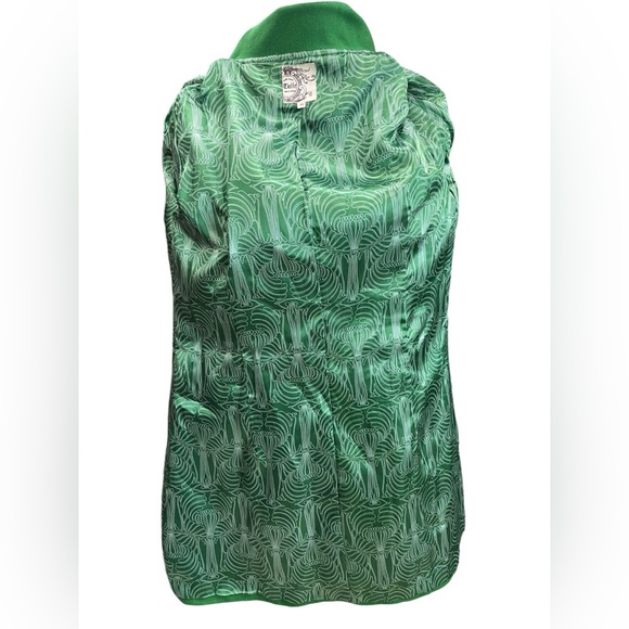 Tulle Wool Peacoat Trench Coat Green Size Medium - Picture 5 of 12